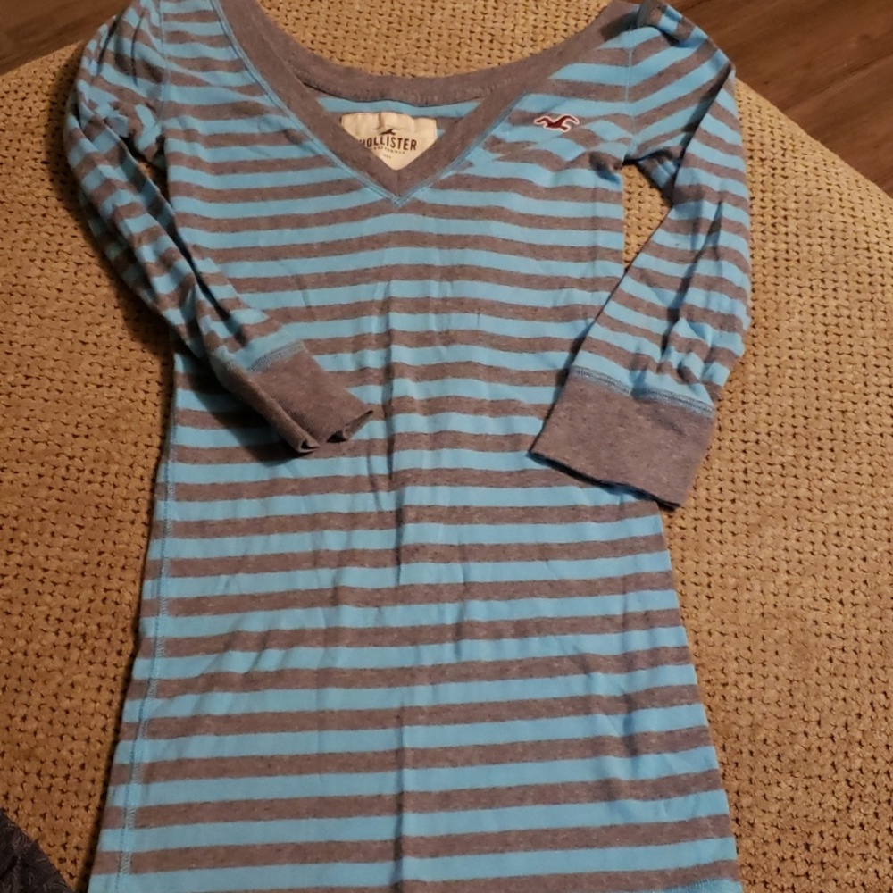 Hollister 3/4 Sleeve Tee Sz xs